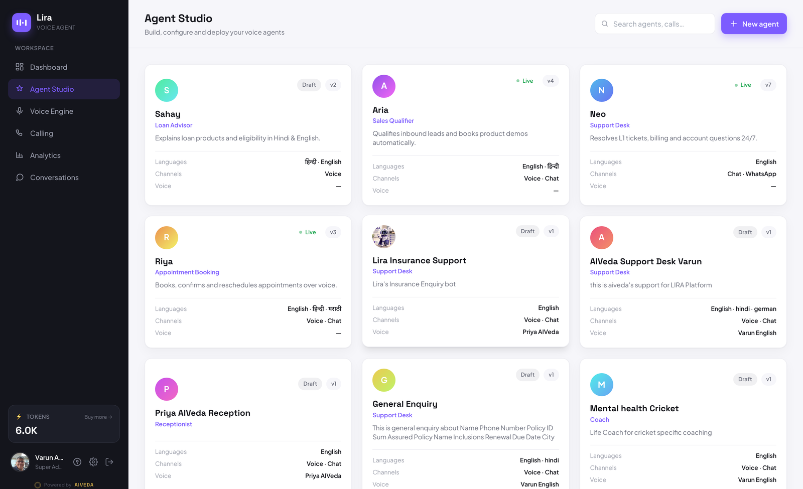 AI Agent Builder in Lira